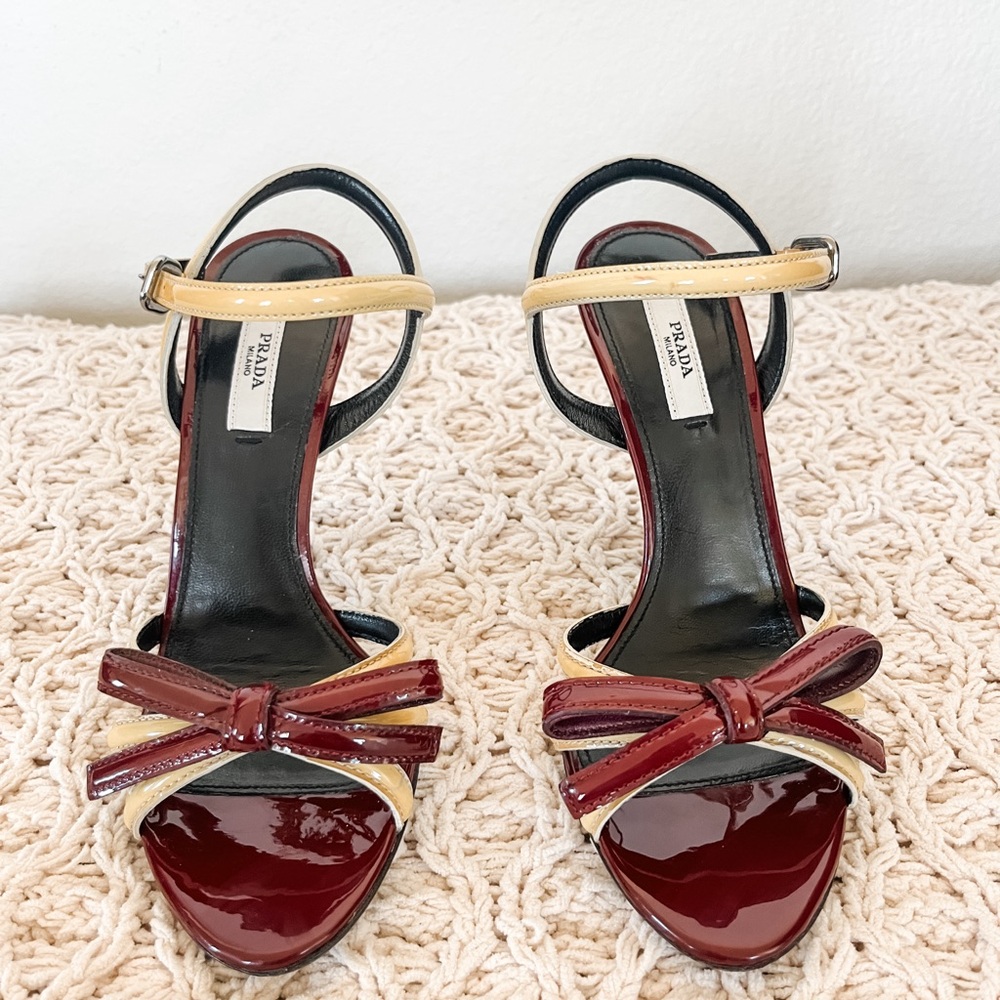 Prada Ankle Strap Sandals, size 36.5